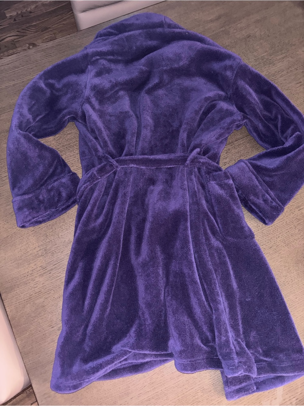 Ralph Lauren Plush Purple Bathrobe - Picture 3 of 3